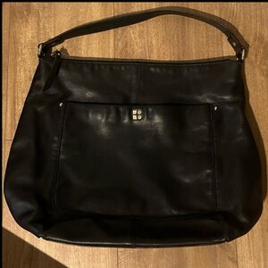 Kate Spade Joison Delancey Street Noel Shoulder Bag Black Leather